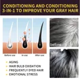 thumbnail image 4 of Champú para teñir el cabello 3 en 1, oscurecimiento de cabello instantáneo, gris a negro, cobertura de color Natural, cabello blanco a negro para mujeres y hombres, 4 of 5