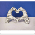 thumbnail image 4 of Colorful Gesture Decoration, Love Finger Statue Modern, Modern Art Sculpture Personalized Finger Home Decoration, B, 4 of 5