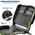 thumbnail image 4 of FORMRS Zipper Binder with Shoulder Strap 2-inch Ring 500 Sheet Capacity File Bag, Orange Floral Garden, 4 of 5