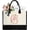 G, variant on Initial Canvas Tote Bag for Women, Beach Bag with Inner Zipper Pocket Personalized Gifts for Wedding, Birthday | Initial