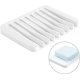 thumbnail image 1 of Jabón de silicona blanco con desagüe Jabonera de silicona para ducha de baño Jabonera de diseño antideslizante para encimera de cocina de baño JAMW Sencillez, 1 of 5