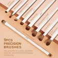 thumbnail image 5 of Jessup Makeup Brushes 14Pcs Makeup Brush Set Premium Synthetic Light Gray T329, 5 of 8