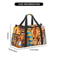 thumbnail image 2 of Lsque Scooby-Doo Pattern Hand Travel Bag, Weekender Carry On for Women Men, Sports Gym Bag, Workout Duffel Bag, Overnight Shoulder Bag fit 15.6 Inch Laptop, 2 of 6