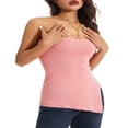 thumbnail image 2 of Été Décolleté Épaule Bandeau Tube Tops Casual Femmes Sans Manches Dos Bustier Tops Rue Parti Club, 2 of 7