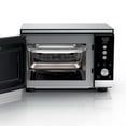 thumbnail image 4 of Ninja Crispi Microwave and Air Fryer with FusionCrisp, 14-in-1, 1000W, 0.9 Cu. Ft., Max Crisp, Roast, Bake, Broil, 8 Microwave Presets, Popcorn, Defrost, and more, MW101 Silver, 4 of 18