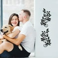 thumbnail image 7 of ESTART 2 PCS Black Metal Olive Branch Wall Decor, Leaf Vine Wall Art for Home  Indoor Outdoor Use, 7 of 7