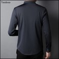 thumbnail image 5 of Taoboo Nueva camisa casual de manga larga para hombre, ropa vintage de negocios para primavera y otoño, camisa casual de moda, ropa ajustada para hombre, 5 of 5
