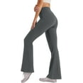 thumbnail image 3 of Women's High Waist Bootcut Yoga Pants Tummy Control Workout Flare Leggings, 3 of 6