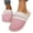 Pink, variant on tumgatte Women's New Style Winter Thick Sole Indoor Home Warmth Non Slip Fashion Plush Cotton Slippers Clearance
