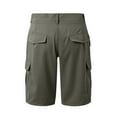 thumbnail image 6 of Hpapadks Shorts Women Ladies Summer Casual Loose Solid Buttons Hot Beach Cargo Short Pants Grey L, 6 of 6