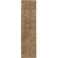 thumbnail image 3 of Hauteloom Becket Wool Living Room, Bedroom Area Rug - Natural Fibers - Plush Pile - Dark Red - 8' x 11', 3 of 4