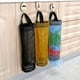 thumbnail image 2 of RV Paquete de 3 bolsas de almacenamiento de plástico impermeables y lavables con soporte de pared plegable (amarillo, negro, gris) sin gancho, 2 of 5