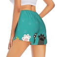 thumbnail image 3 of Haiem Cute Cat Paw And Dog Women's 2 in 1 Running Shorts - Lightweight Athletic Workout Gym Yoga Breathable Sports Shorts Liner with Phone Pockets-Large, 3 of 9