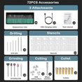 thumbnail image 5 of USB Rechargeable Engraving Pen with 41 Bits and 19 Stencils, Kit for DIY Polishing Carving Jewelry P, 5 of 5