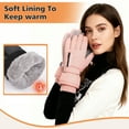 thumbnail image 4 of REDESS Women's Waterproof Touchscreen Winter Ski Snowboard Gloves, Black, 4 of 7