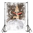 thumbnail image 4 of ABPHQTO Fondos de Navidad de 150x220cm para fotografía y alces de Navidad, accesorios de estudio de fondo de fotografía, 4 of 4