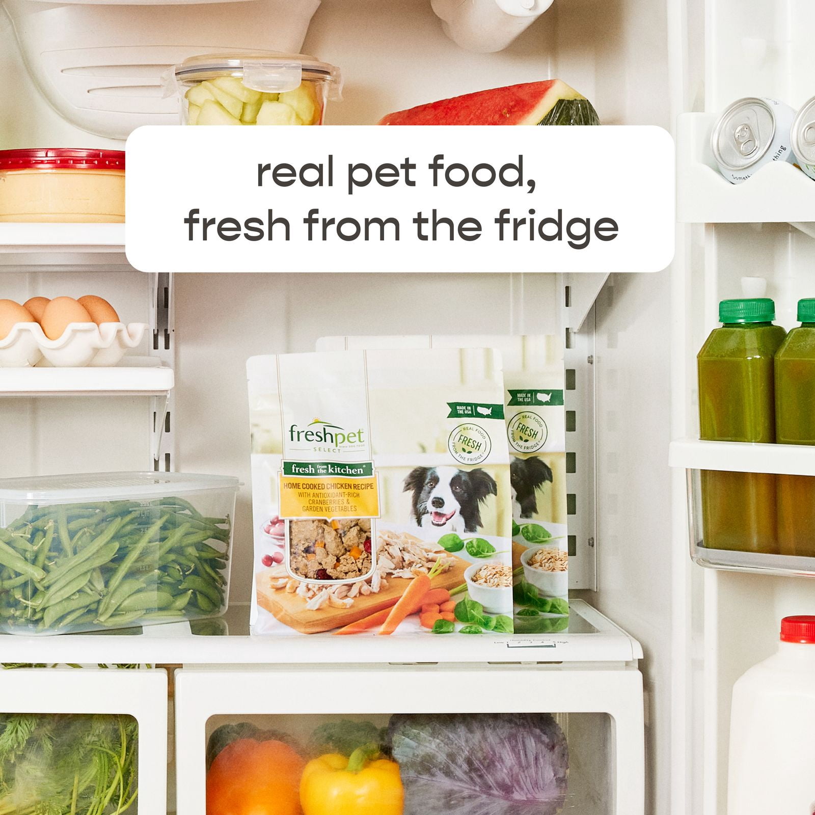 Freshpet Fresh Dog Food, Slice & Serve Roll, Multi-Protein Recipe, 5 lb.