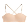 thumbnail image 5 of Women Strapless Bandeau Bra WireâFree Thin Summer Antiâ Padded PushâUp Invisible TubeâTop Bralette, 5 of 9
