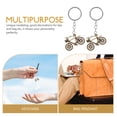 thumbnail image 6 of STOBOK 2Pcs Multi Color Vintage Bicycle Keychain Decorative Pendant for Bags Backpacks and Keyrings, 6 of 8