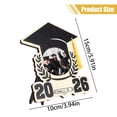 thumbnail image 3 of kjfeif 2026 Graduation Tassel Photo Frame, Wooden Inspirational Graduation Picture Frame Class of 2026 Graduate Gift for Friend Party Decoration (Modern), 3 of 9