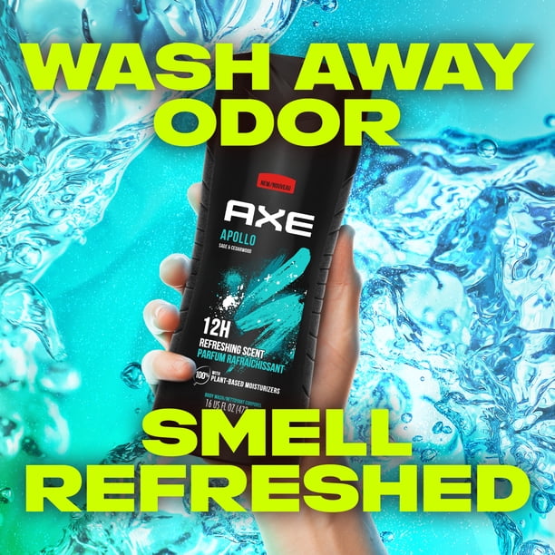 Axe Apollo Refreshing Daily Use Men's Body Wash Twin Pack All Skin