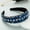 Dark Blue, variant on Women's Headbands Pearl Crystal Knot Headband Rhinestone Embellished Gemstone Headband Women's Christmas Holiday Hair Accessories Holiday Party Gifts