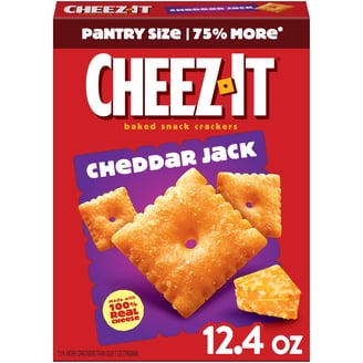 Cheez-It® Cheddar Jack Baked Snack Crackers 3 oz. Bag - Walmart.com