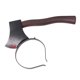thumbnail image 3 of Hacha de plástico a través de la Cabeza de Halloween Cruz Hacha de cabeza Hairband Diadema Bloody Plastic Party Decoration, 3 of 7