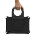 thumbnail image 2 of TECH CIRCLE Case for Samsung Galaxy Tab A7 Lite (8.7 Inch) (SM-T220) Tablet - Lightweight Plastic Kickstand Case Portable Handle Protective Cover for Kids (Black), 2 of 6