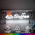 thumbnail image 5 of UPONRAY Coffee Desktop Neon Signs, 11.8"*5.9" Dimmable & USB-Powered LED Neon Light, Stylish Desktop decoration for Cafe, Restaurant, Shop, Hotel Lobby, Kitchen, 5 of 13