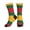 2 Black-2, variant on Men's Lithuanian Flag Novelty Athletic Socks Women's Digital Printing Funky Patterned Crew Socks