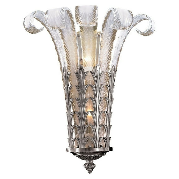 Minka Metropolitan - 16.5 Inch Two Light Wall Sconce-Platinum Finish - Minka