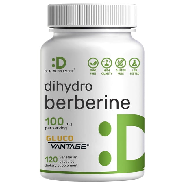 Oferta de suplementos: suplemento de dihidroberberina, 100 mg, 120 cápsulas
