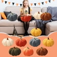 thumbnail image 6 of Stuffed Pumpkin Plush Pillow, 7.8 Inch Soft Throw Cushion with Color Options for Halloween Thanksgiving Home Sofa Bed Decor - 1Pc, 6 of 6