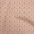 thumbnail image 1 of oneOone Cotton Cambric Dark Peach Fabric Floral Quilting Supplies Print Sewing Fabric By The Yard 56 Inch Wide, 1 of 4