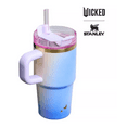 thumbnail image 2 of Stanley x Wicked 20 oz Stainless Steel H2.0 Flowstate Quencher Tumbler - Glinda for Good!, 2 of 6