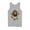 Athletic Heather, variant on Men's Lion King Scar Surrounded By Idiots Tattoo  Tank Top Black Medium