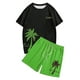 thumbnail image 5 of Playeras Negras Para Hombre Algodon, Camiseta De Manga Corta Con Cuello Redondo Y Estampado A La Moda Para Niñas Y Niños, Camiseta Holgada De Verano, Camisetas Casuales, 5 of 5