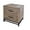 Multi-color, variant on 25 in. Grey Two Drawer Nightstand