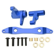 2024 Toy Accessories Model Toy Parts Aluminum Steering Assembly High Strength Lightweight Replacement Steering Set for Redcat Racing Shredder 1/6 RC Car Blue