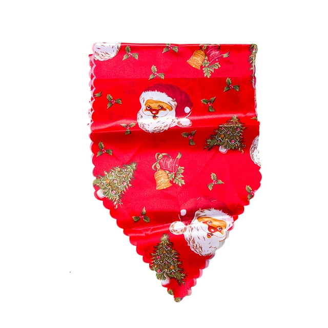 Christmas Table Flag Dining Room Restaurant Party Room Decoration Tablecloth Table Flag Restaurant Party Wedding Decoration Table Runner Home Tablecloth