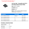 thumbnail image 2 of Left Fog Light - Compatible with 2015 - 2018 Nissan Murano Sport Utility 2016 2017, 2 of 2