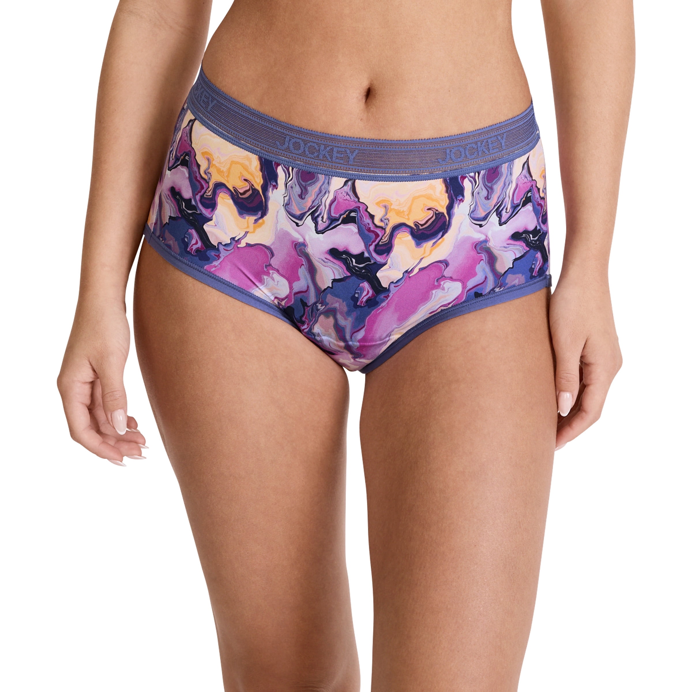 Jockey Women's Worry Free Microfiber Moderate Absorbency Brief