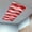 Red, variant on Red Striped Fluorescent Light Covers, Modern Gradient Geometric Ripple Stripes Magnetic Light Covers for Ceiling Lights, Fluorescent Ceiling Shade Filters for Classroom Bedroom Office 4x2Ft x 1PCS