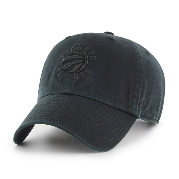 Toronto Raptors NBA Clean Up Black On Black Cap