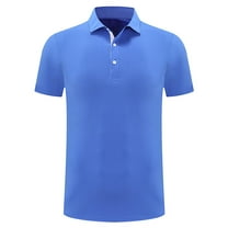Men's Golf Sports Shirt Moisture Wicking Quick Dry Short Sleeve Casual Lapel Polo Shirt