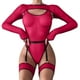thumbnail image 1 of Gibobby Lenceria mujer sexy Conjunto de Lencería Sexy de Colegiala, Pijamas Caseros Sexy para Mujer, Ropa de Encaje Regalo de Aniversario(Vino, CH), 1 of 5
