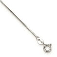 thumbnail image 3 of 925 Sterling Silver Box Diamond Necklace Chain White Night Black Infinity Symbol 18 Inch with 2 Extender 8 mm, 3 of 6
