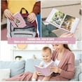 thumbnail image 5 of Pink Linen 4×6 Insert Photo Album, 100-Page Single-Pocket Picture Organizer for Travel, Events & Memory Storage, 5 of 6