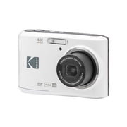 Kodak PIXPRO FZ45 Friendly Zoom Digital Camera (White) with Camera Case